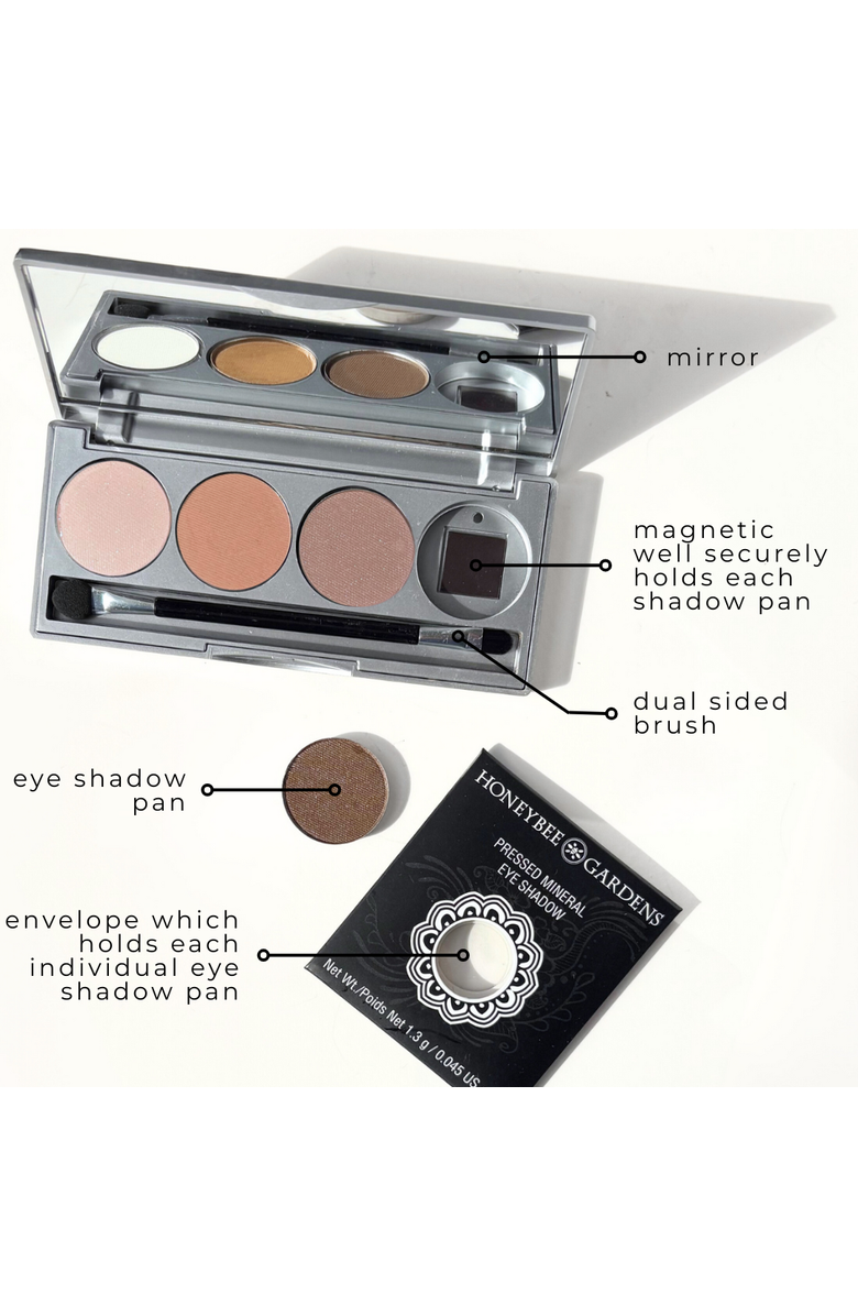 HONEYBEE GARDENS Skinny Dip Refillable Eye Shadow Palette, .18 oz., Alternate, color, Skinny