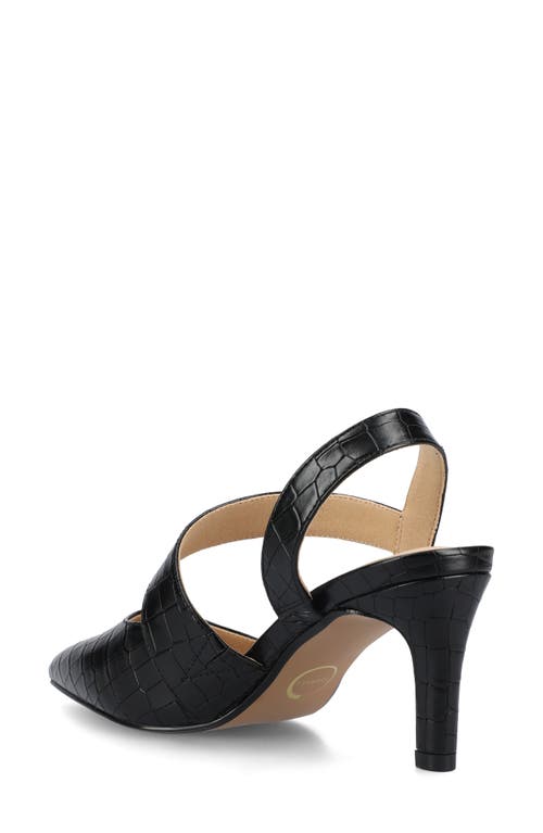 Journee Collection Scarlett Pointed Toe Pump In Black