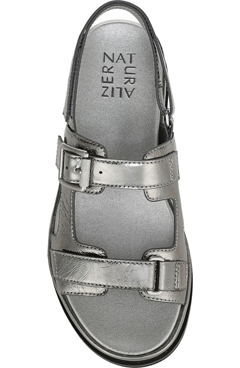 Naturalizer Ziva Slingback Sandal, Alternate, color, Pewter