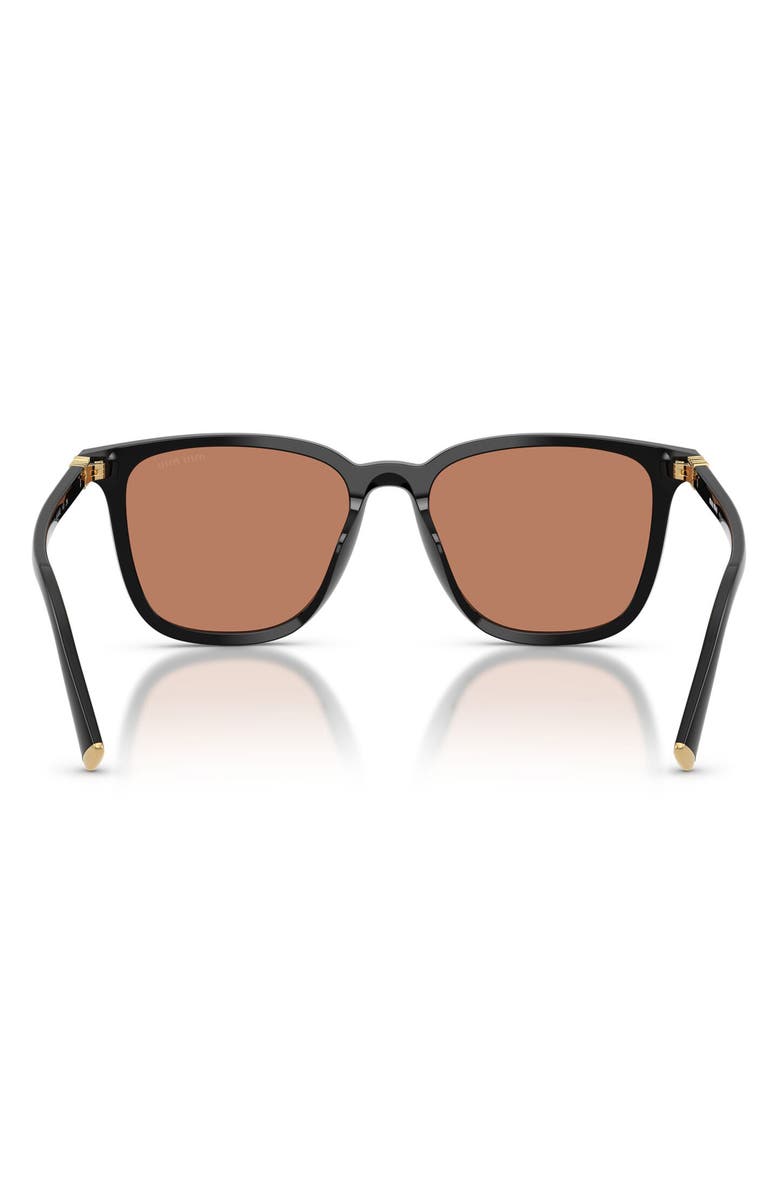 Miu Miu 53mm Square Sunglasses, Alternate, color, 