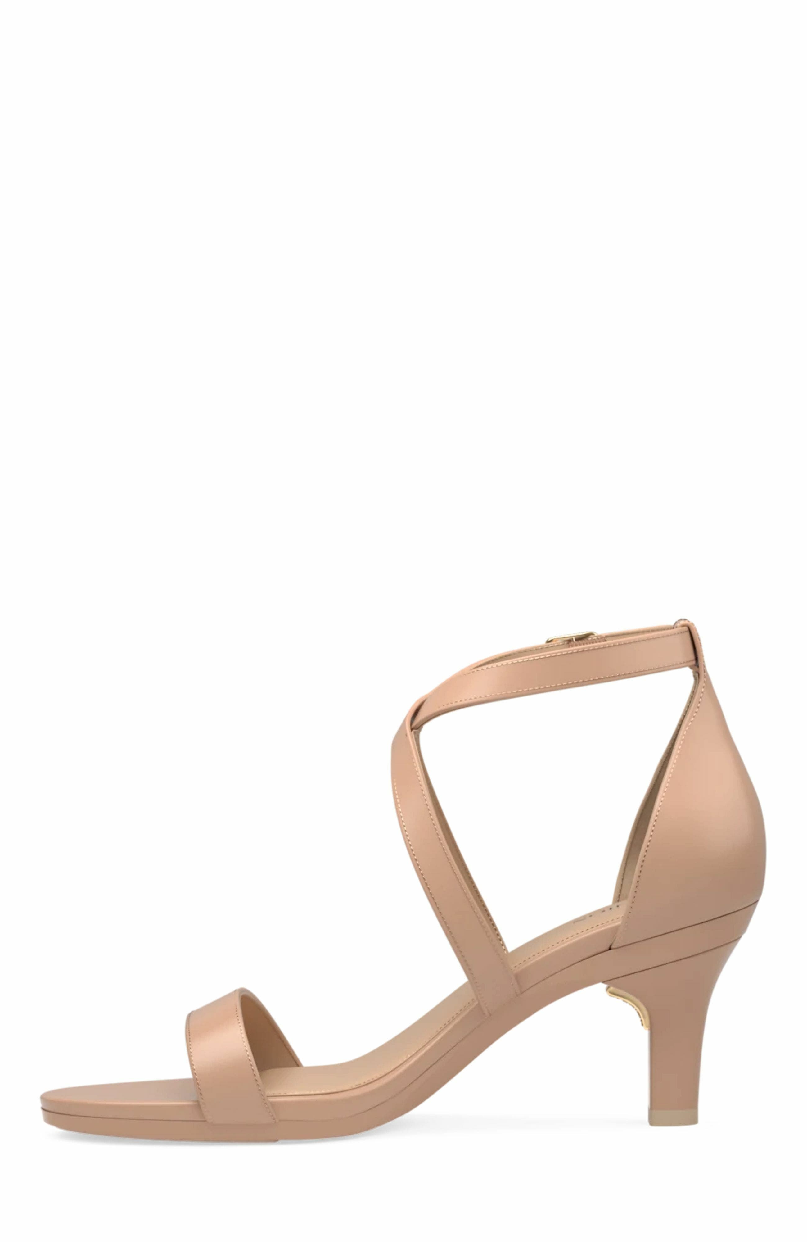 Pashion Footwear The Sandal 3" Stiletto Heel, Alternate, color, Latte Leather