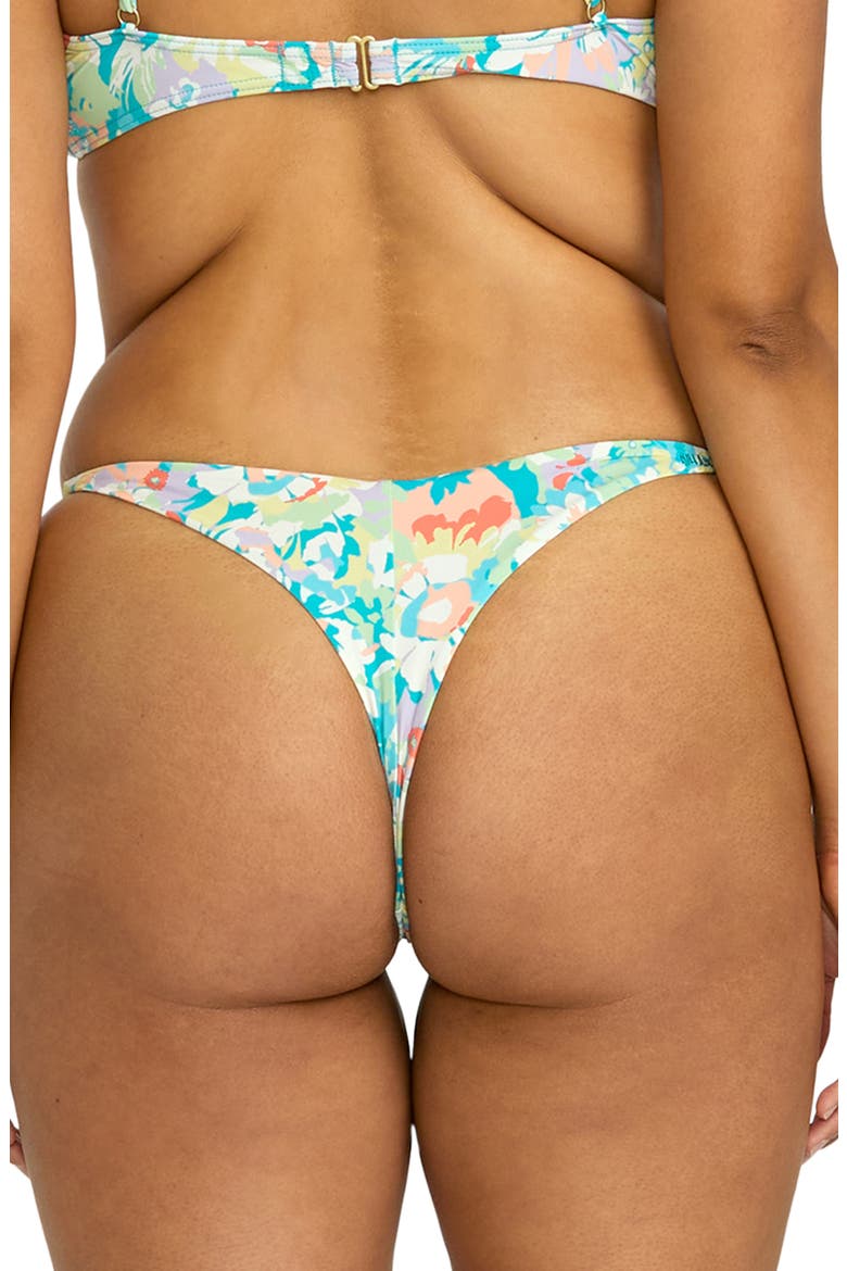 Bella Costa Maya Side Tie Bikini Bottoms, Alternate, color, BLUE MULTI