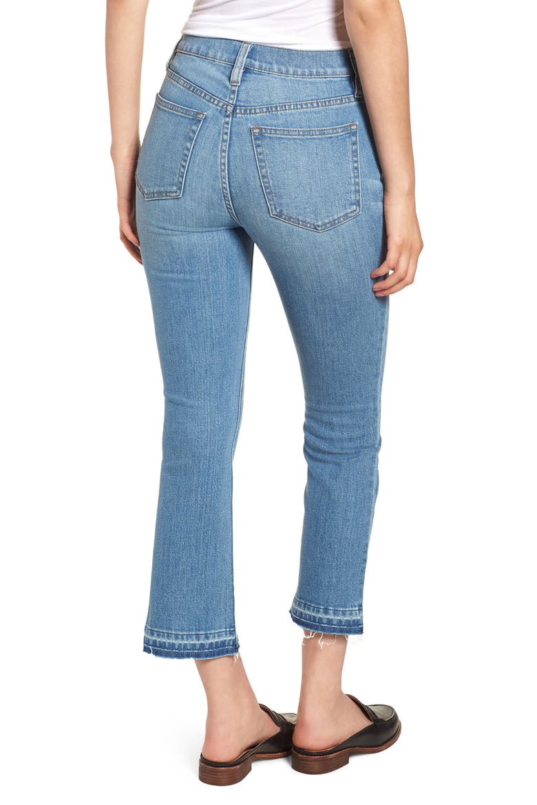 Billie Demi Boot Crop Jeans (Nordstrom Exclusive), Alternate, color, REDWOOD WASH