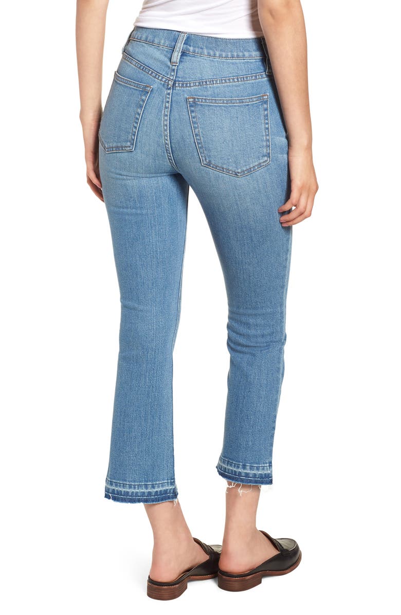 J.Crew Billie Demi Boot Crop Jeans, Alternate, color,