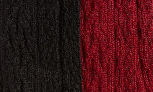 Hue Assorted 2-pack Cable Crew Socks In Multi