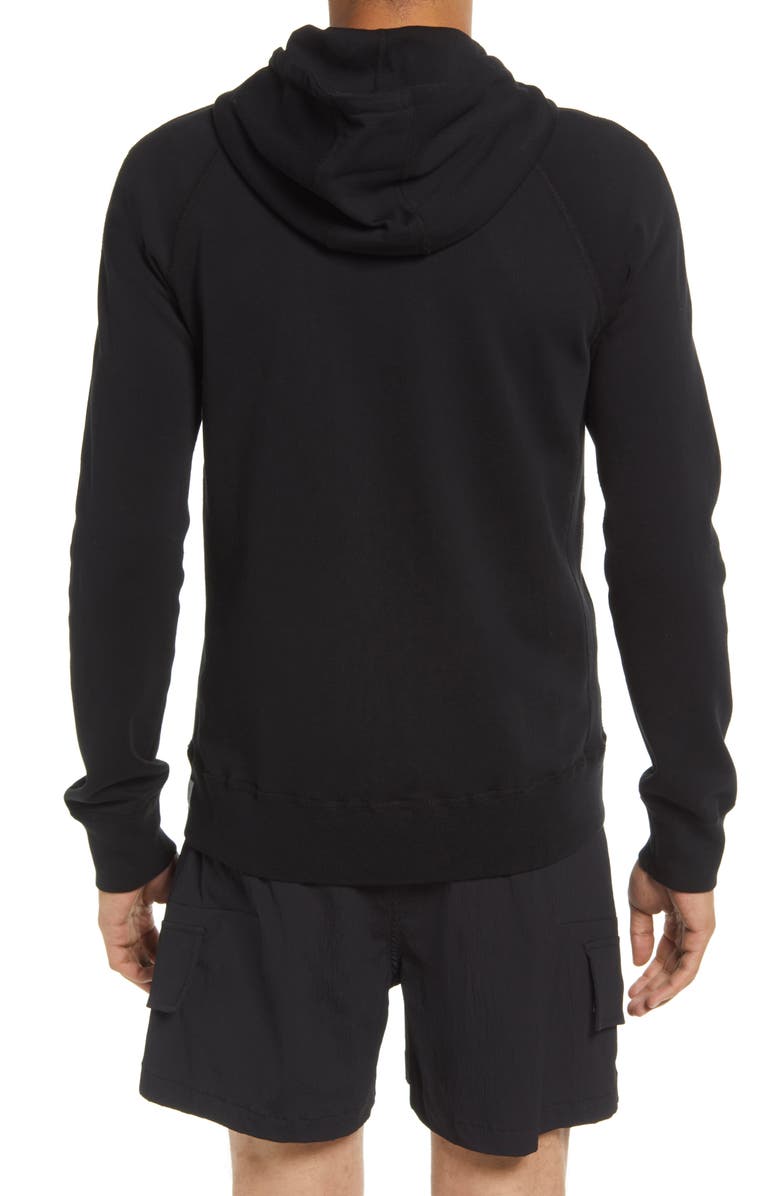 Reigning Champ Zip Hoodie, Alternate, color, Black