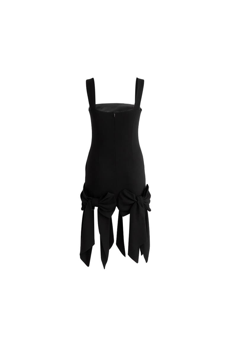 Bow-Tail Dress, Alternate, color, Black