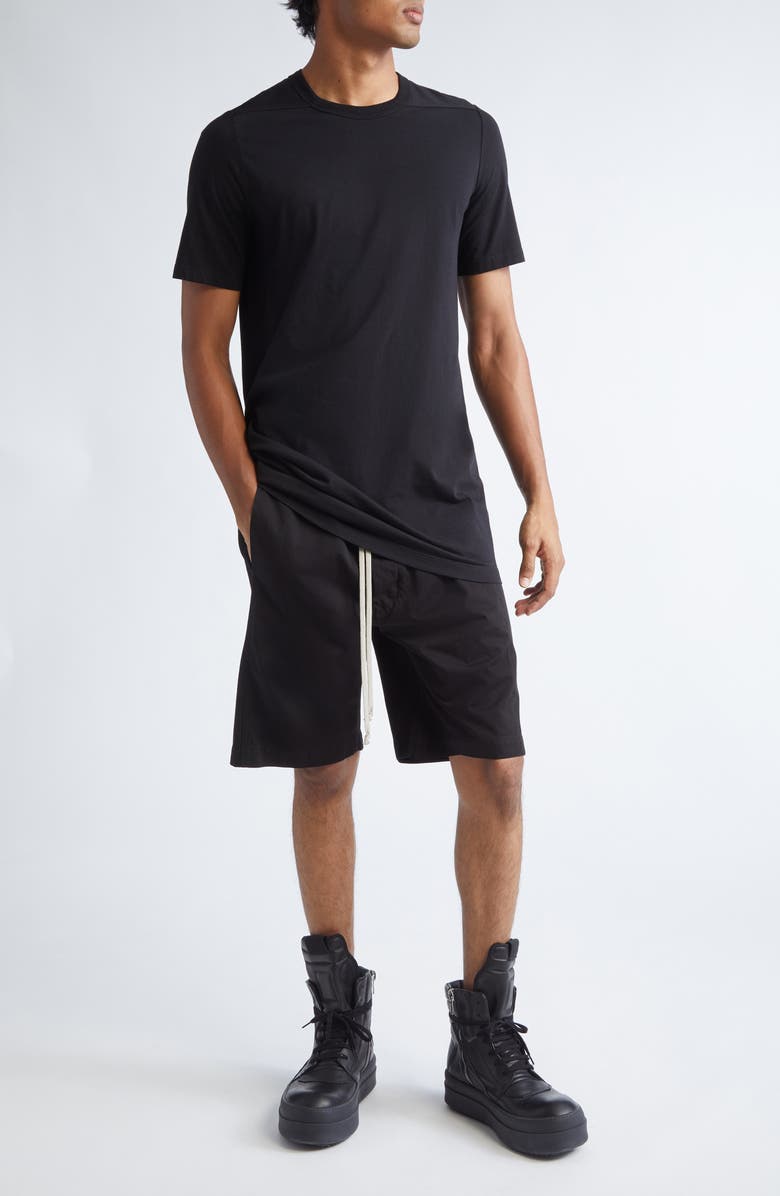 Rick Owens Level Seam T-Shirt, Alternate, color, Black