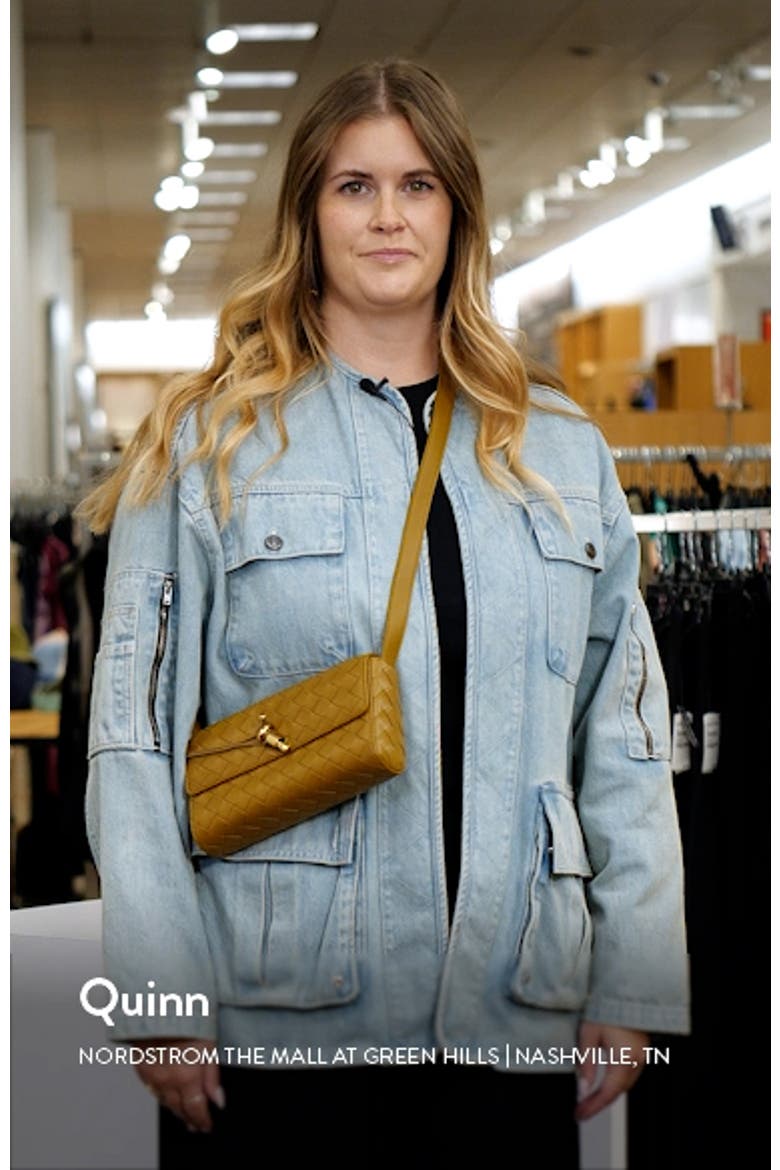 Mini Intrecciato Leather Crossbody Bag video