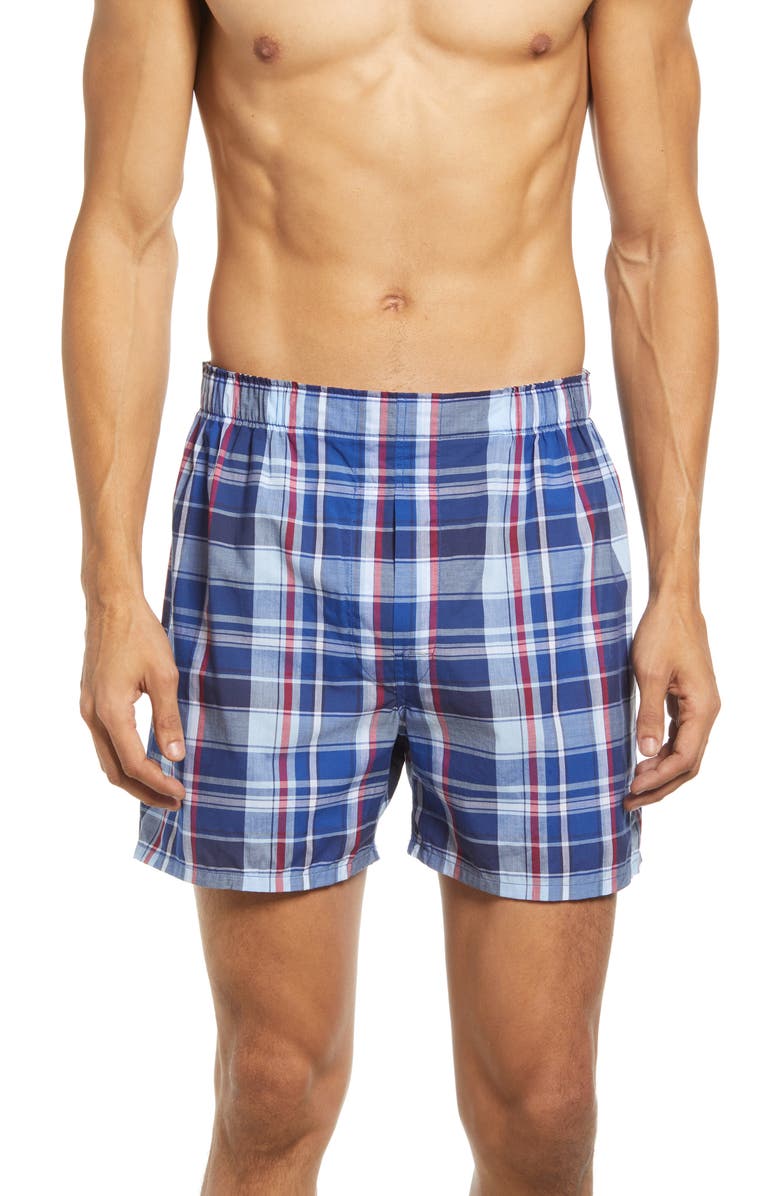 Polo Ralph Lauren Assorted 3-Pack Woven Cotton Boxers, Main, color,
