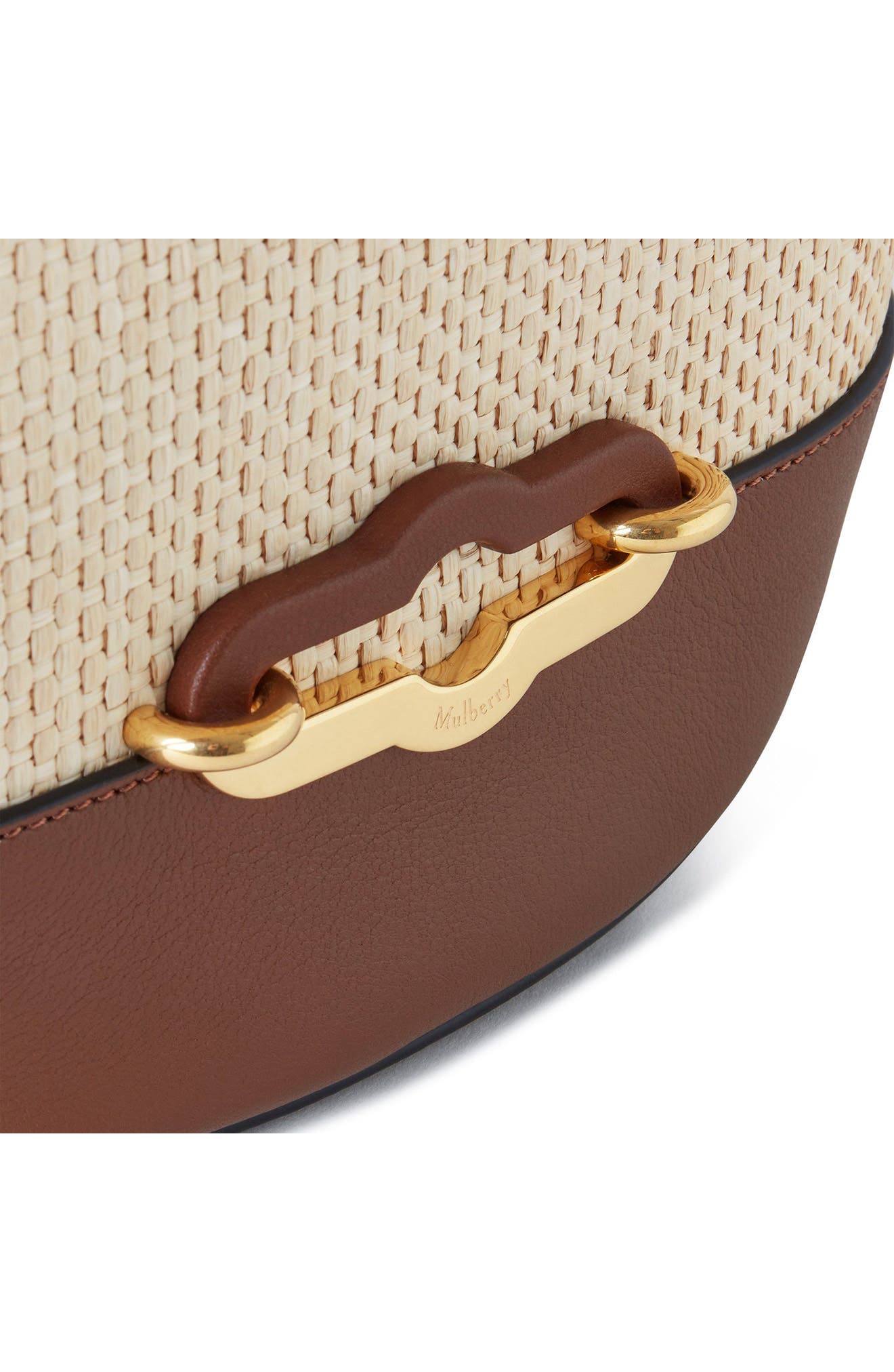 Mulberry Pimlico Raffia Bucket Bag, Alternate, color, 