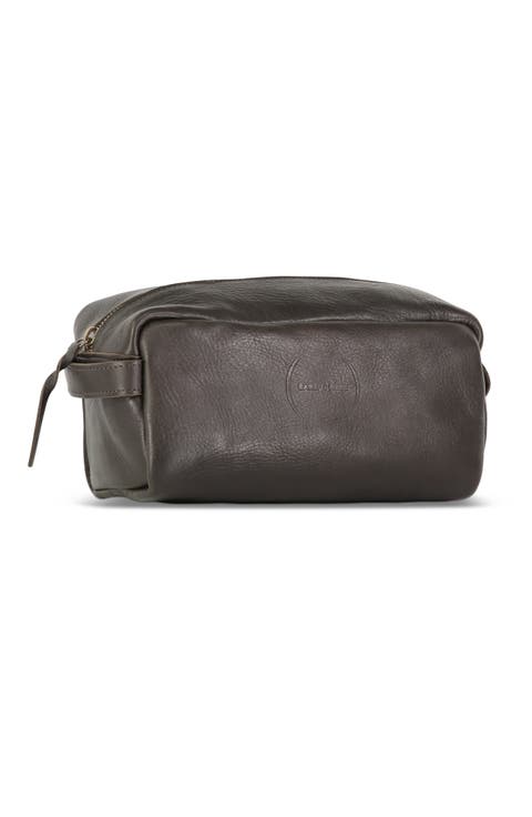 Leather Toiletry Wash Bag