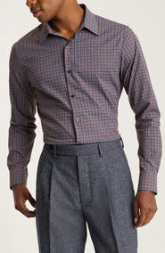 Bonobos Slim Fit Tech Check Performance Button-Up Shirt