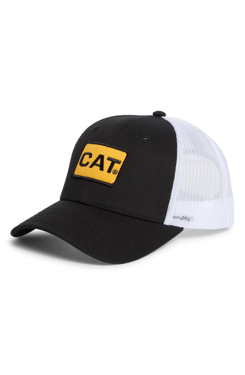 CAT WWR The Fall Guy Patch Trucker Hat, Main, color,