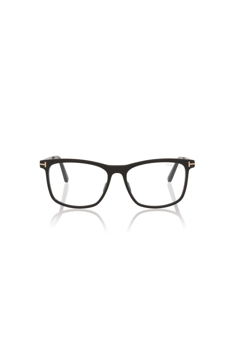 56mm Square optical glasses, Alternate, color, Black