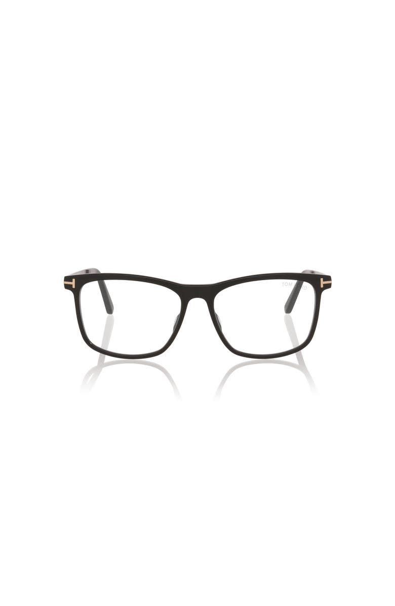 TOM FORD 56mm Square optical glasses, Alternate, color, Black