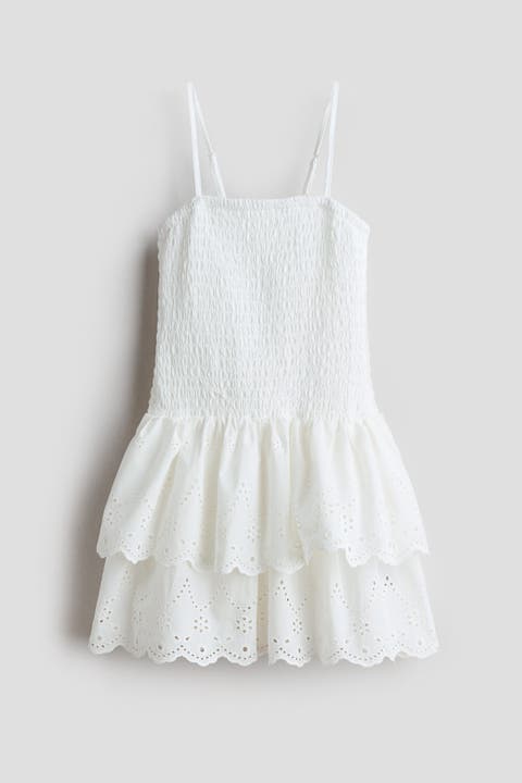 Smocked Strappy Dress
