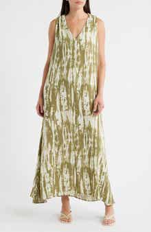 Halogen® Twist Back Sleeveless Maxi Dress