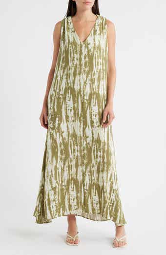 Halogen® Twist Back Sleeveless Maxi Dress
