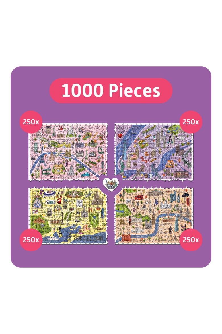 1,000 Piece Puzzle, Alternate, color, Multicolored