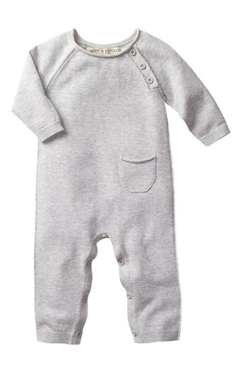 Baby Raglan Sweater Romper