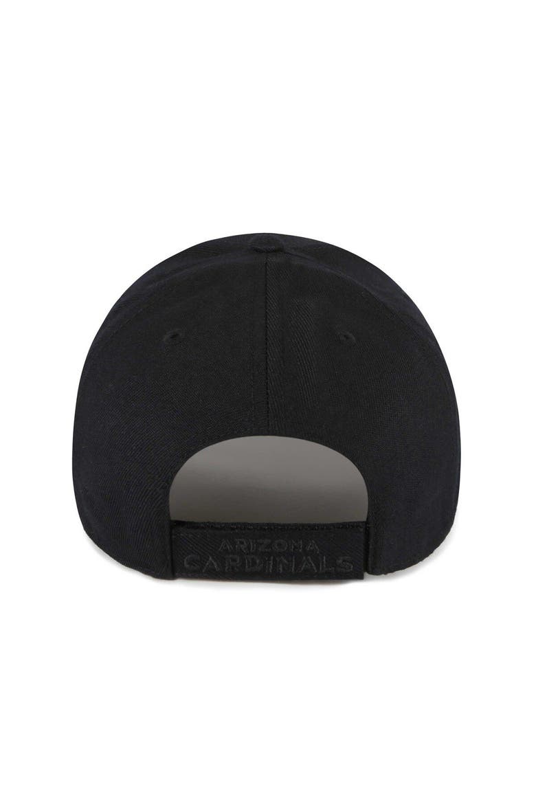 Men's '47 Black Arizona Cardinals  Tonal MVP Adjustable Hat, Alternate, color, Black