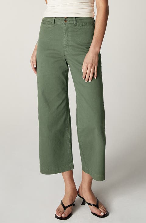 Gemma Crop Wide Leg Jeans