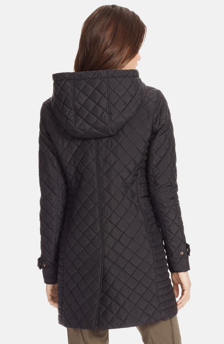 Lauren Ralph Lauren Hooded Quilted Coat, Alternate, color, 