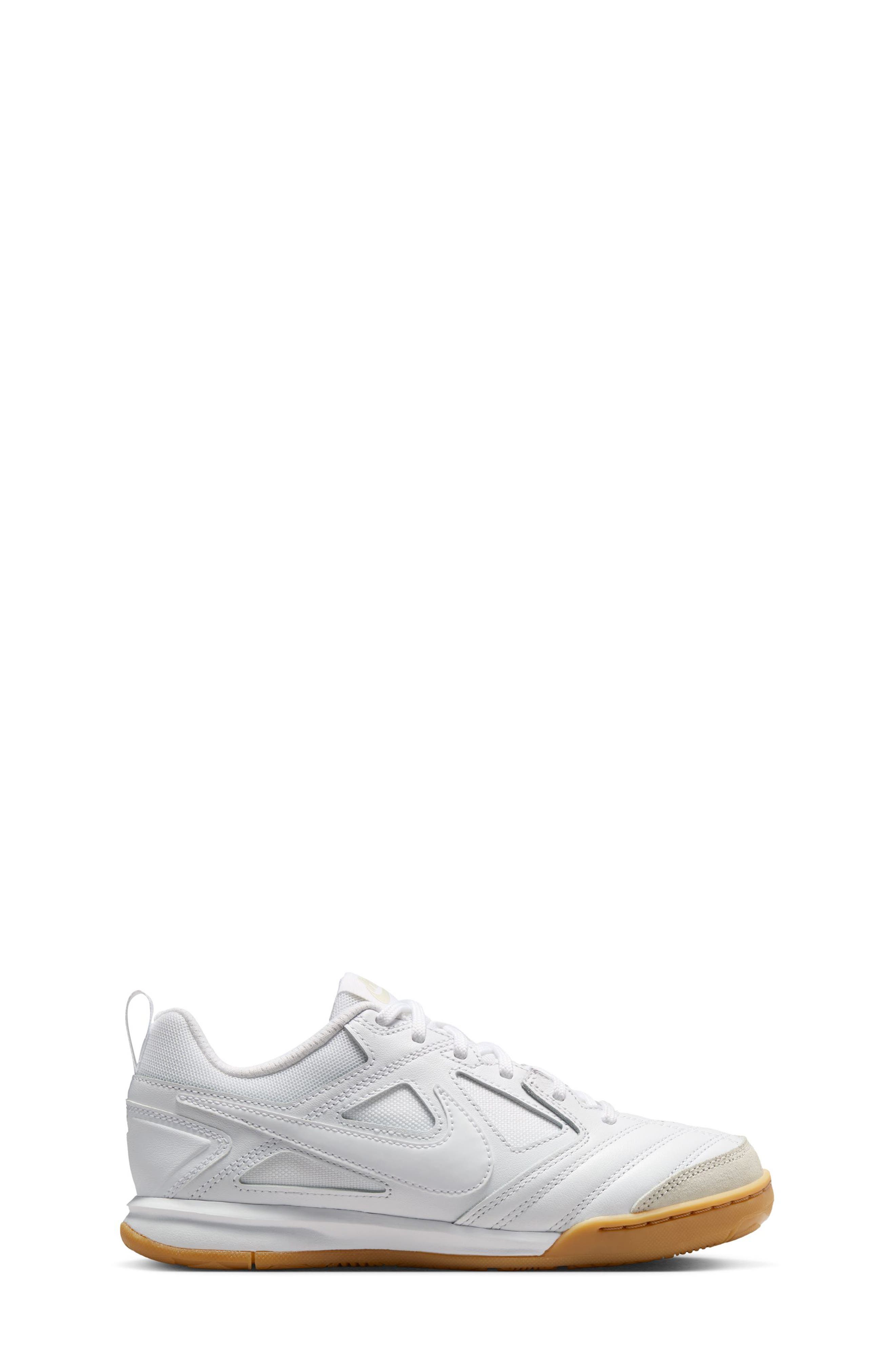 Gato Soccer Sneaker, Alternate, color, 101 WHITE/WHITE