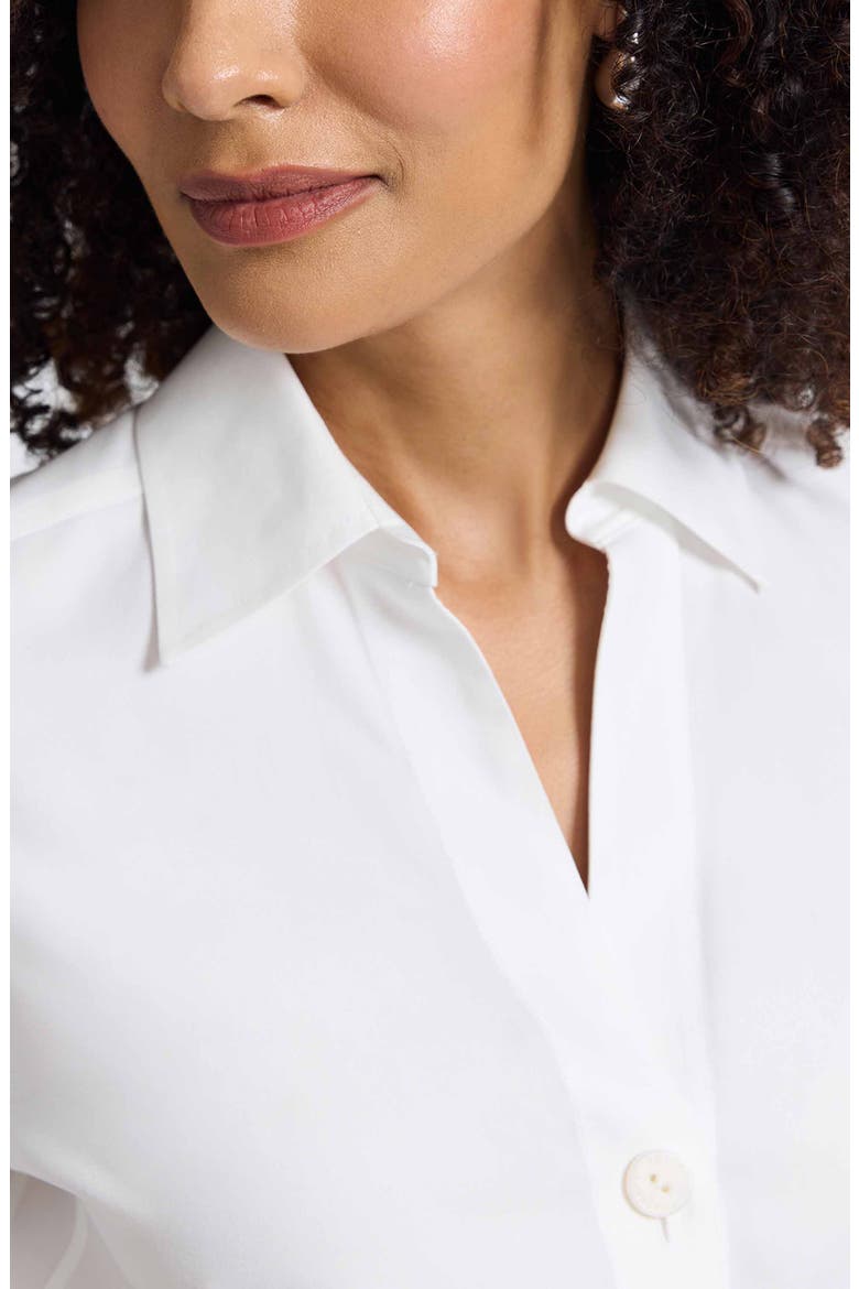 Paityn Non-Iron Cotton Shirt, Alternate, color, WHITE