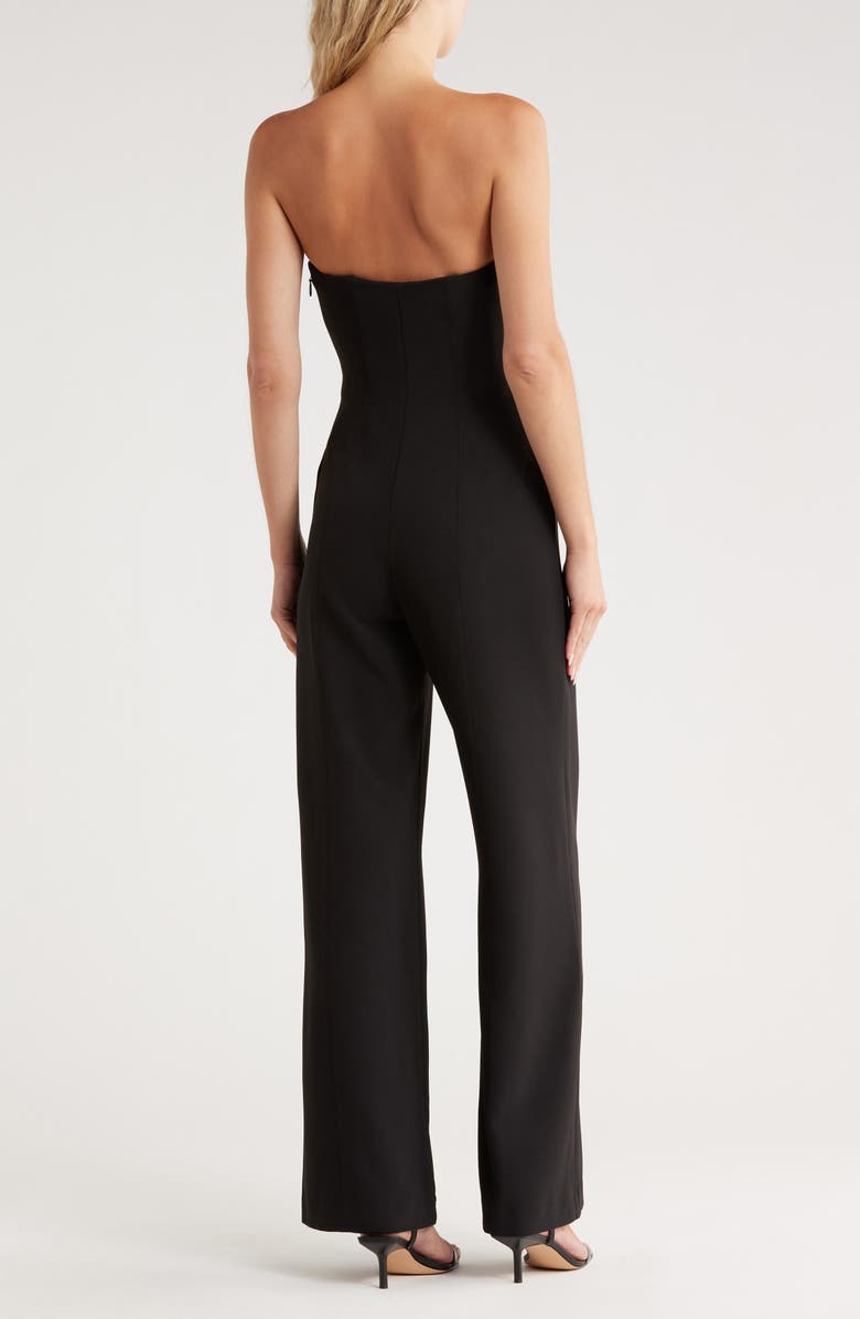 A.L.C. Eden Wide Leg Jumpsuit, Alternate, color, Black