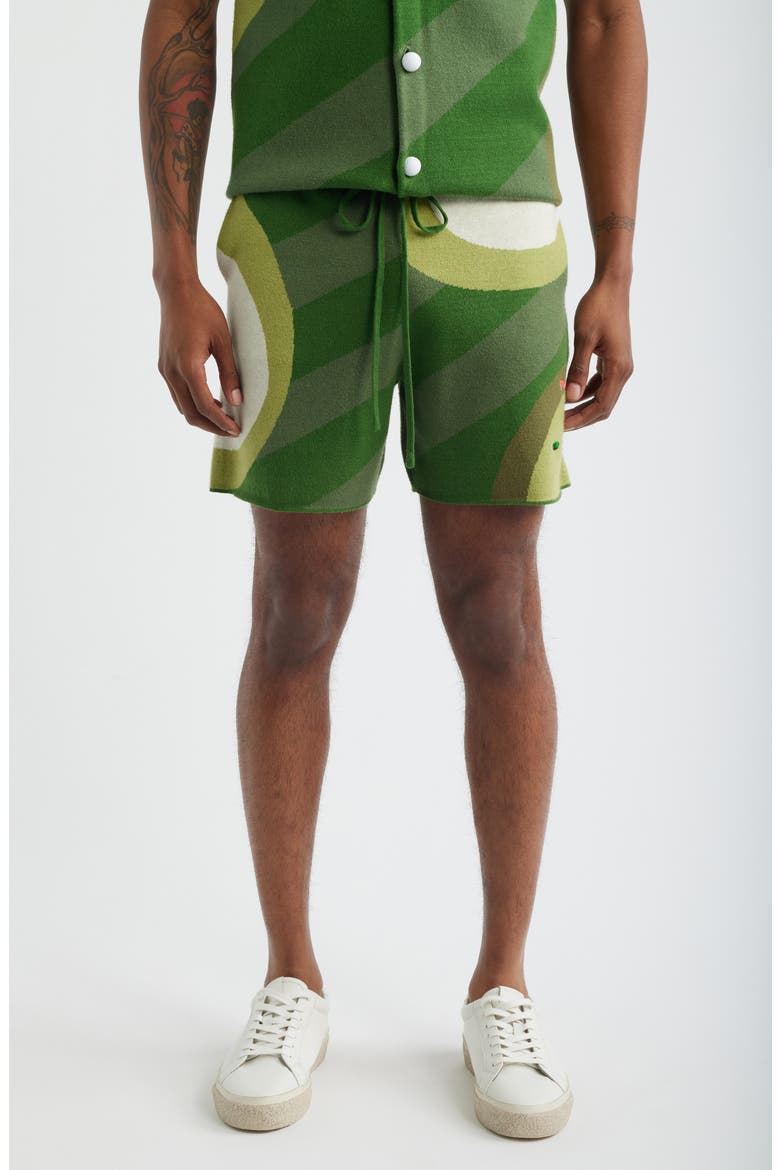 Golf Course Knit Shorts, Main, color, GREEN