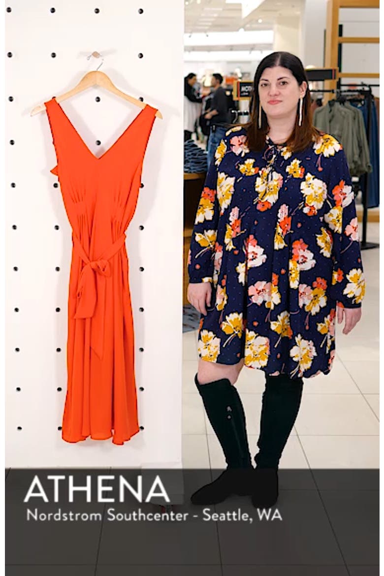 Riley V-Neck Pleat Dress video