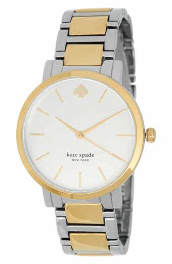 Kate Spade New York gramercy two-tone bracelet watch, 38mm