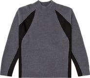 DIESEL® K-Lollo Mixed Media Sweater