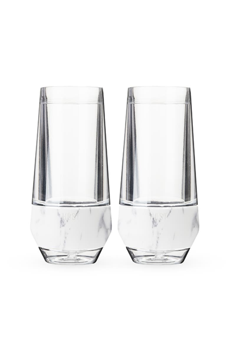 HOST Champagne FREEZE Cooling Cup Set of 2, Alternate, color, Marble