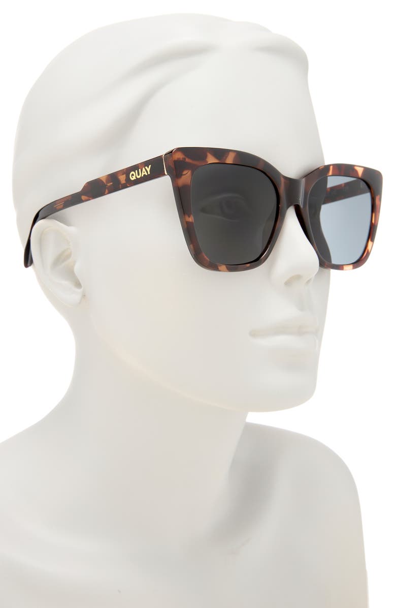 QUAY Tag Me 56mm Square Sunglasses, Alternate, color,