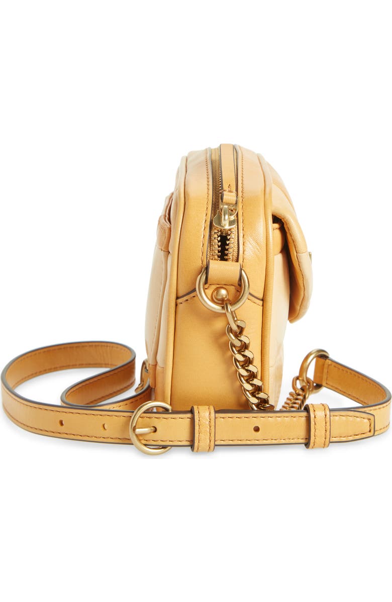 Tory Burch Kira Mini Leather Patchwork Camera Bag, Alternate, color,