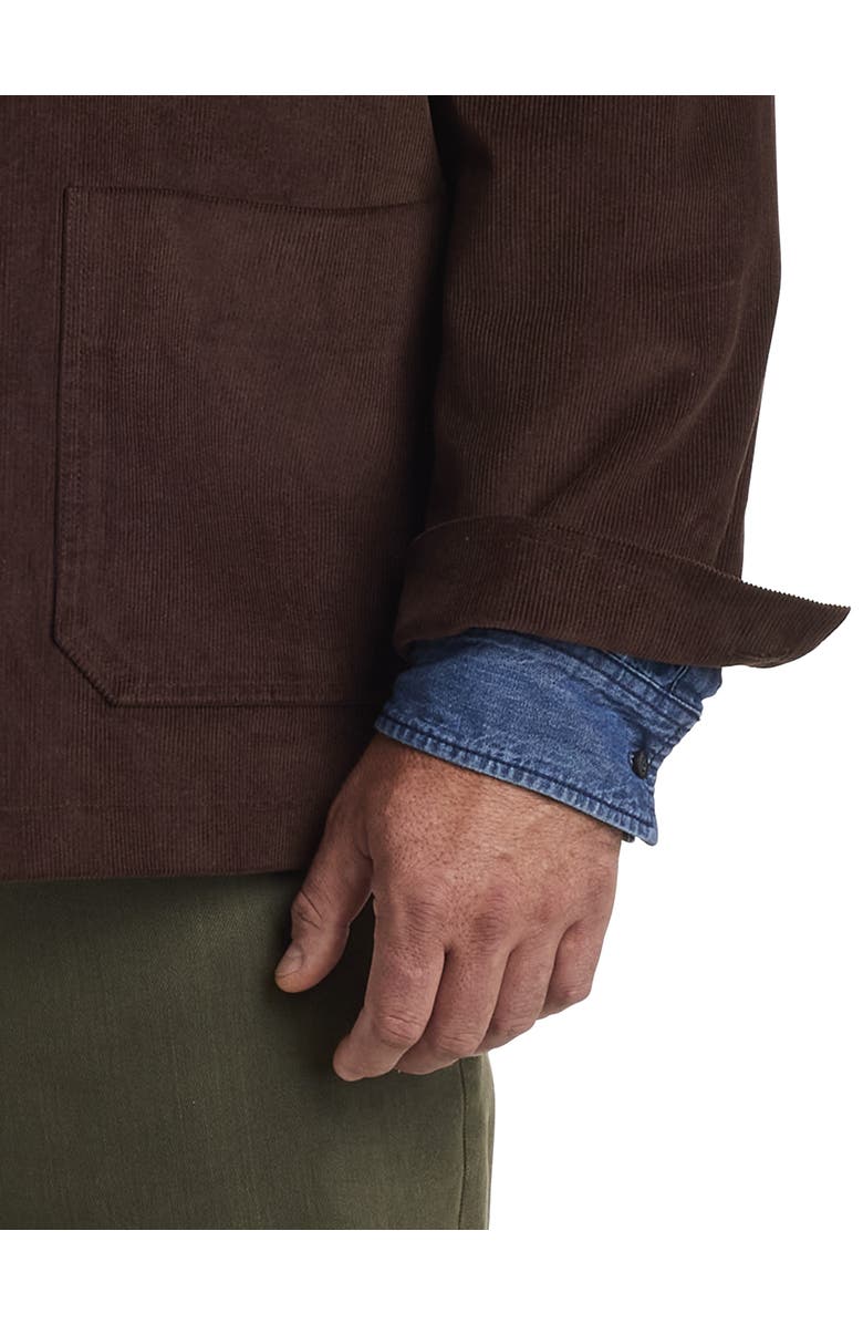 True Nation by DXL Corduroy Chore Coat, Alternate, color, 