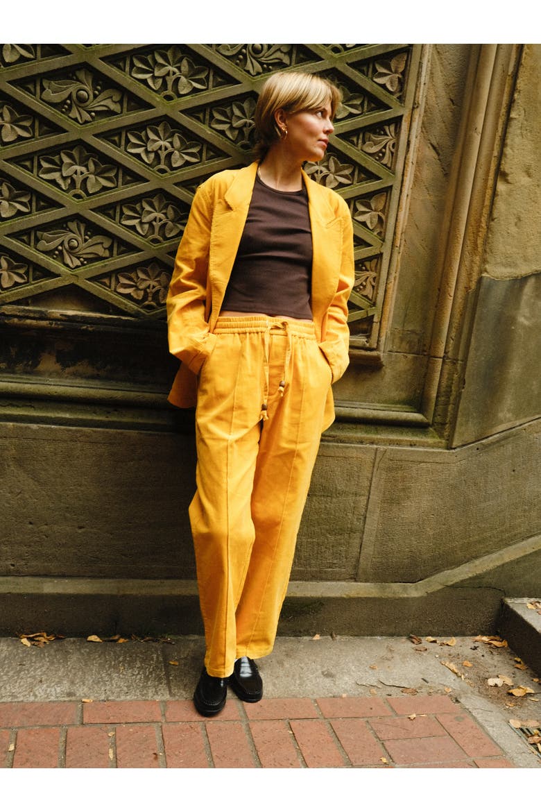 Easy-Going Pants, Alternate, color, Saffron