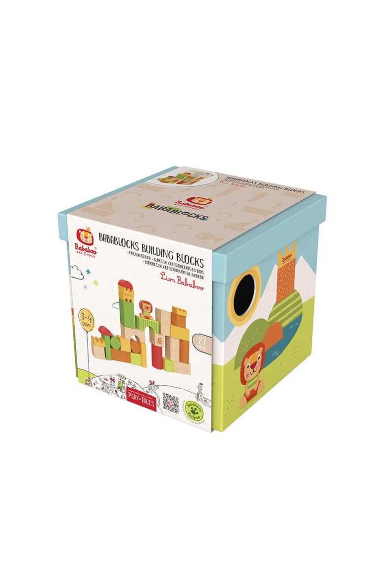 Bababoo Lion Babablocks Building Blocks, Alternate, color, Multi / Orange