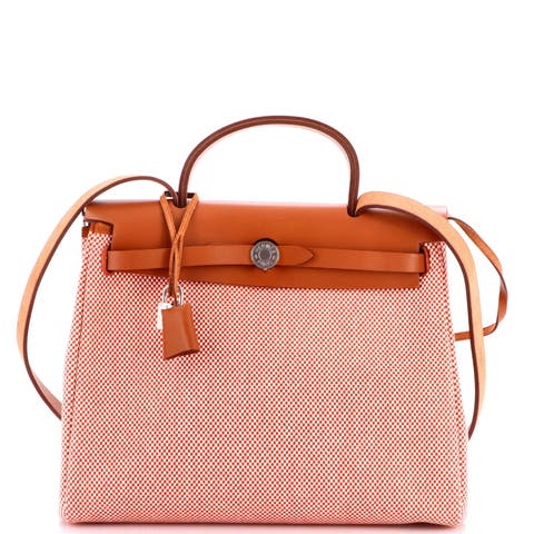 Herbag Zip Criss Viking Toile and Leather 31