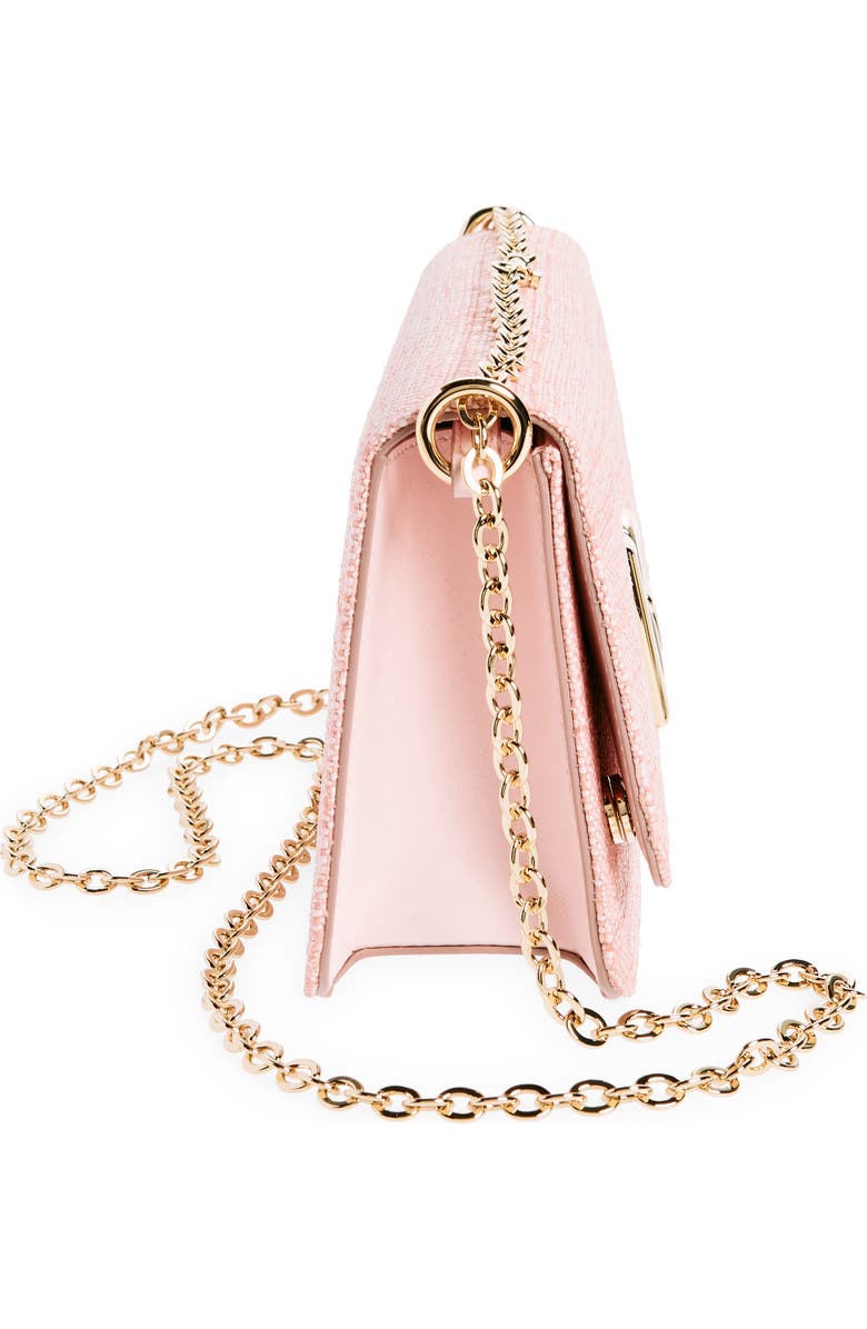 Dolce&Gabbana 3.5 East/West Raffia Crossbody Bag, Alternate, color,