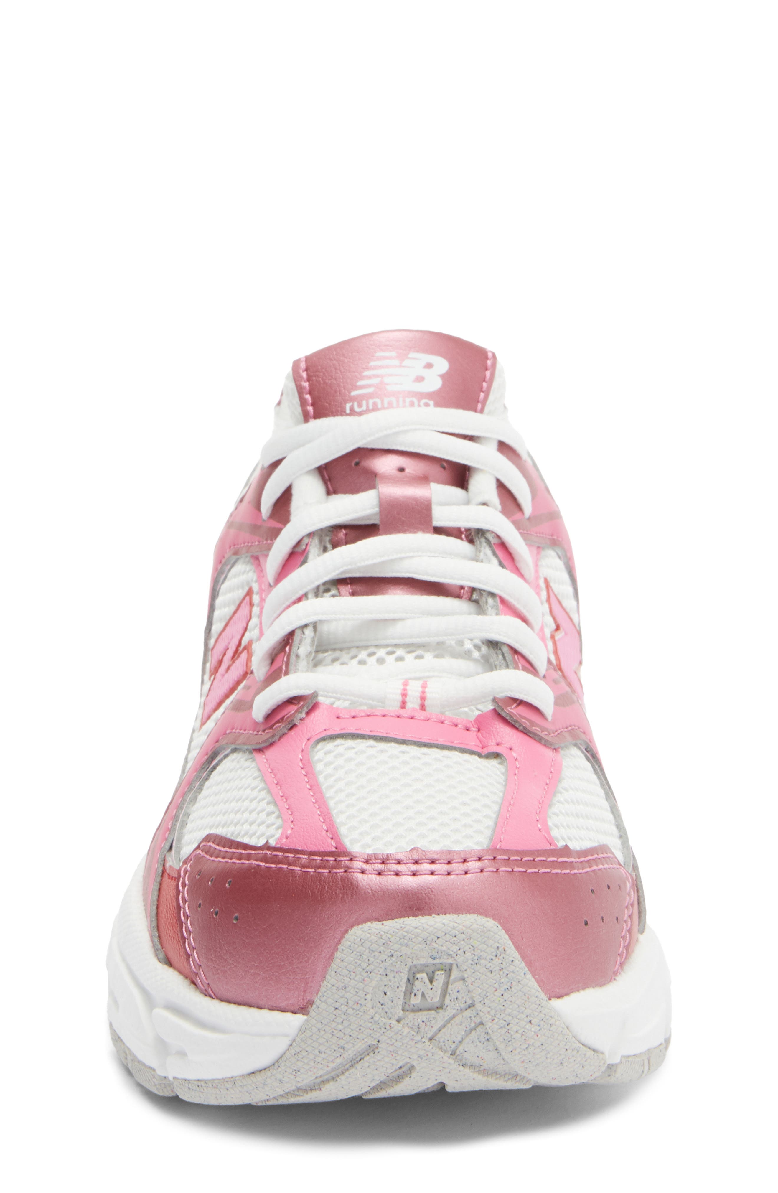 Kids' 530 Sneaker, Alternate, color, PINK SATIN/ SHADOW RED