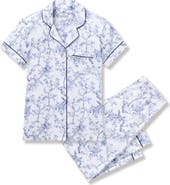 Petite Plume Timel Print Pima Cotton Pajamas