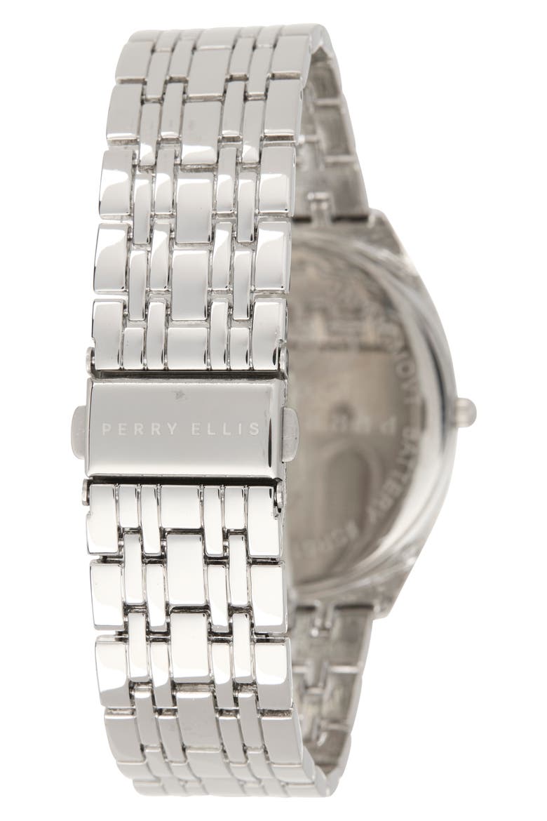 Slim Diamond Bracelet Watch, 41mm, Alternate, color, SILVER