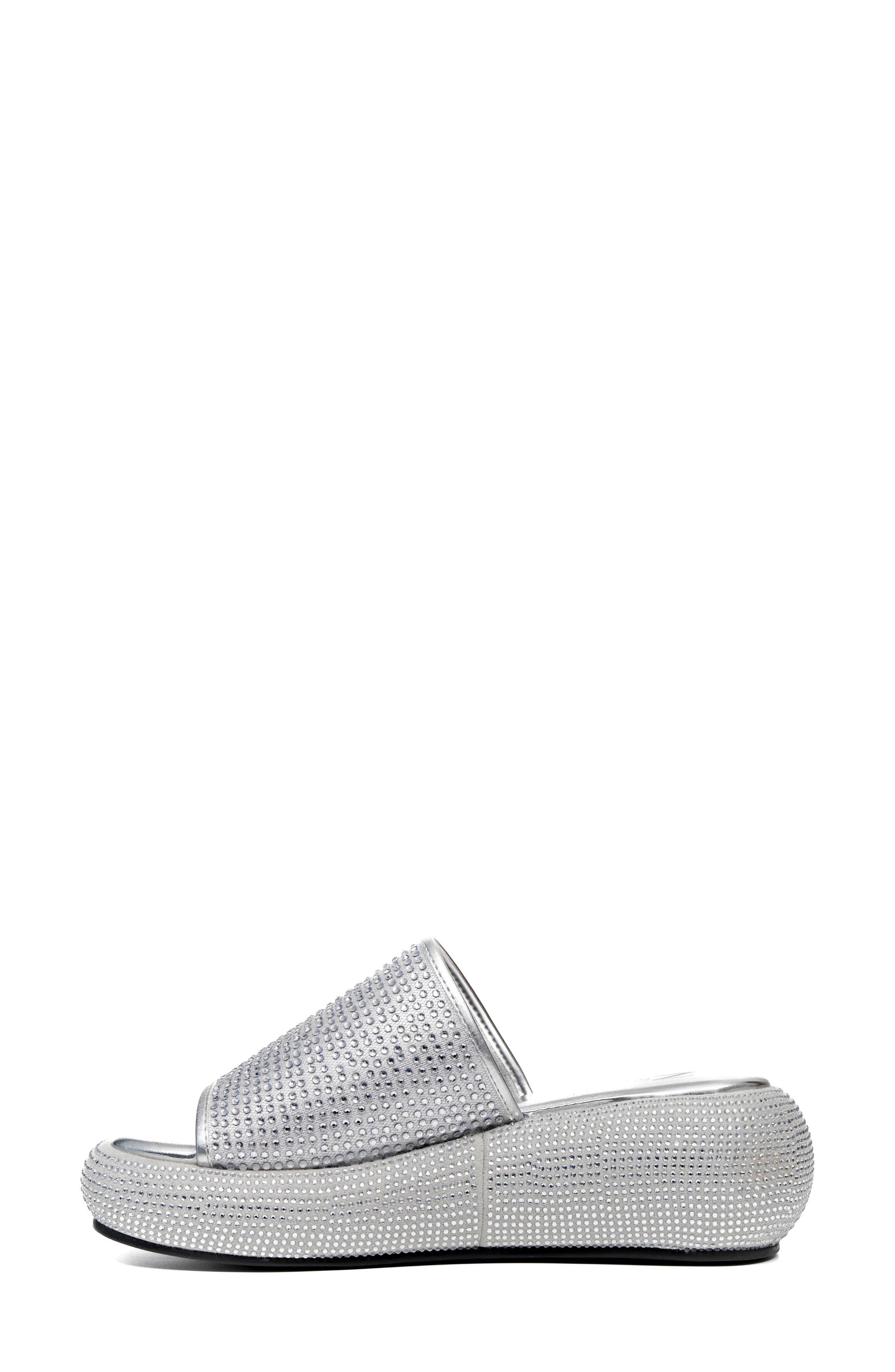 NINETY UNION Blingar Slide Sandal, Alternate, color, Silver