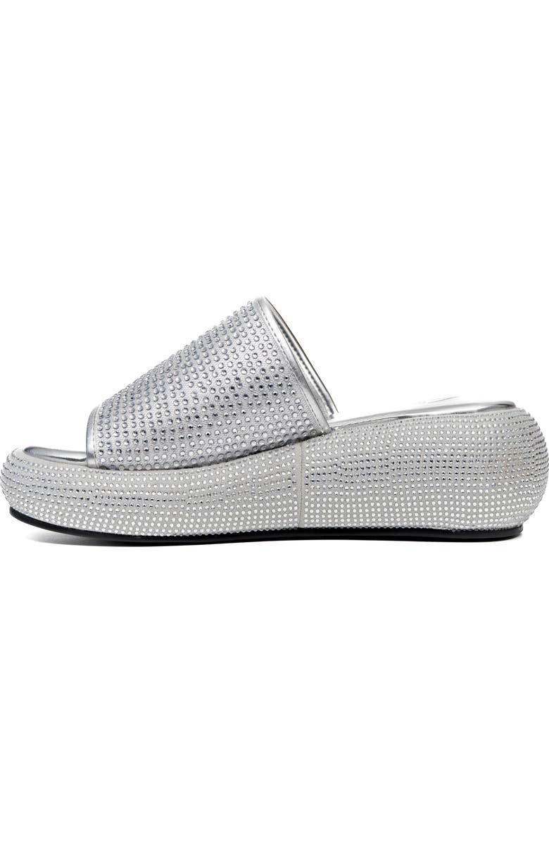 NINETY UNION Blingar Slide Sandal, Alternate, color, Silver