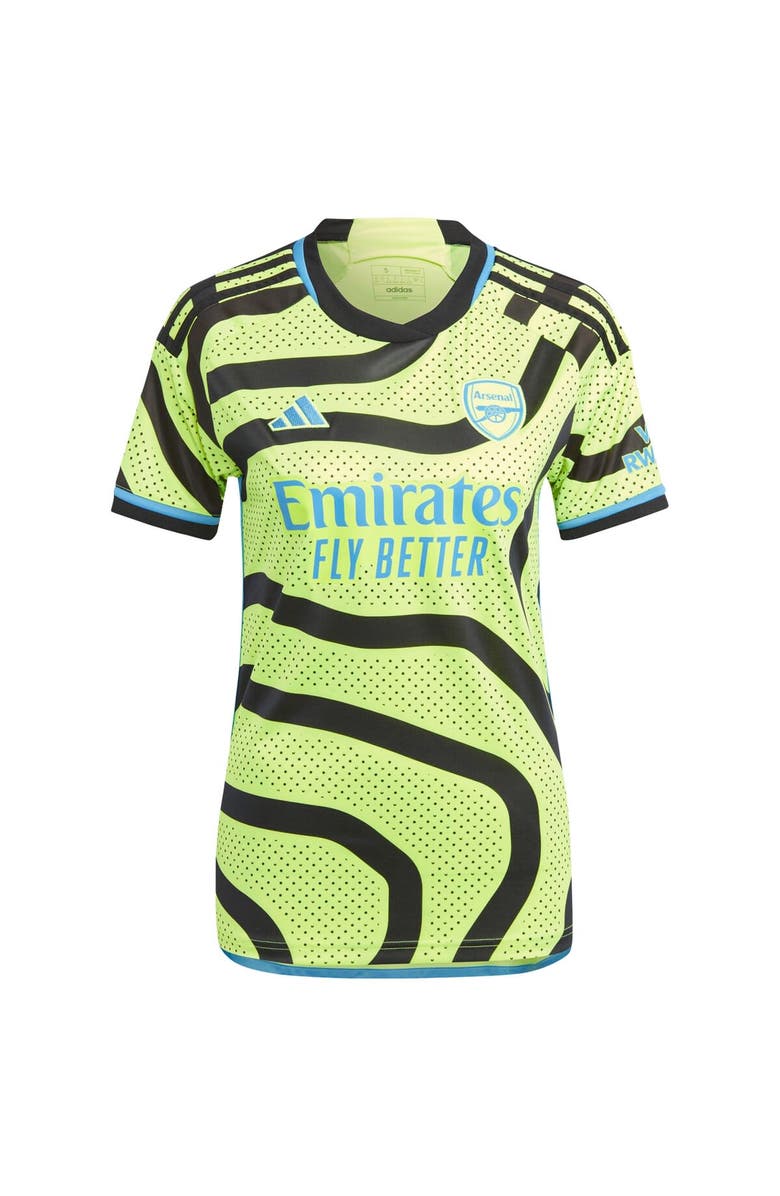 adidas Women's adidas Yellow Arsenal 2023/24 Away Replica Jersey, Alternate, color,