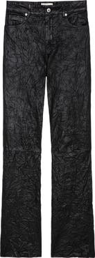Zadig
Voltaire Evy Crushed Lambskin Leather Pants